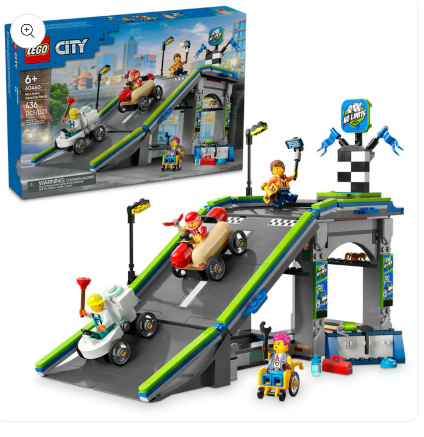 LEGO No Limits: Race Car Ramp Track