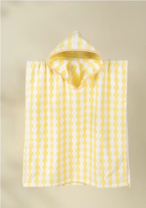 100% Cotton Kids Beach & Pool Poncho