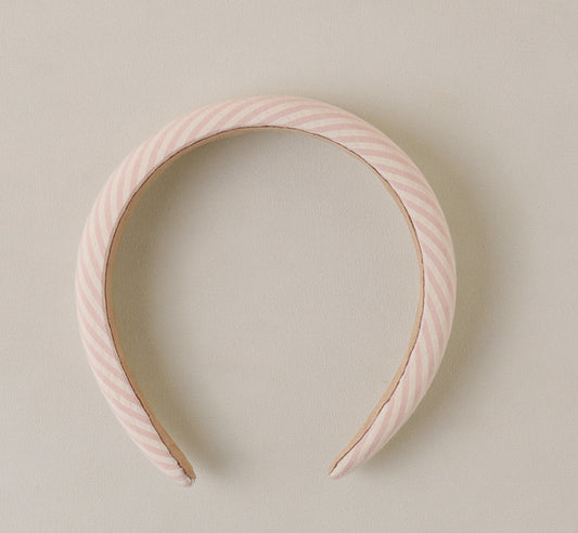 PADDED HEADBAND PETAL SEERSUCKER