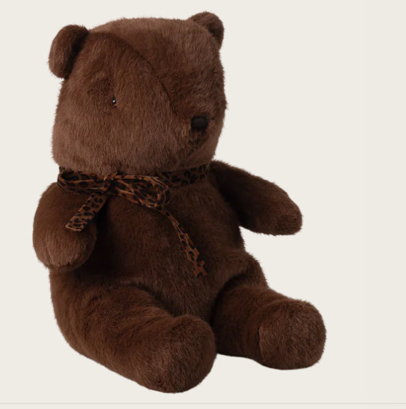 Teddy bear plush, Medium - Dark Chocolate