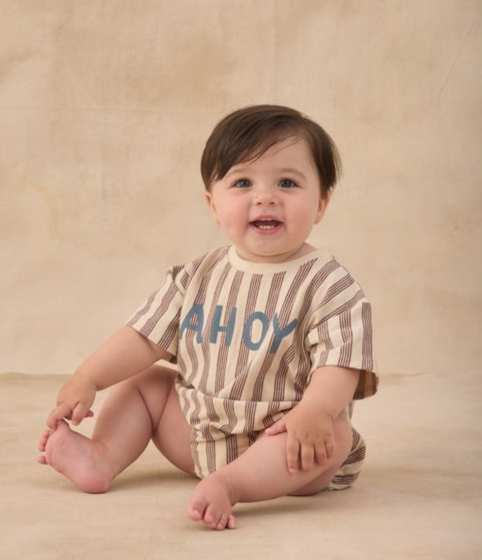 RELAXED BUBBLE ROMPER AHOY