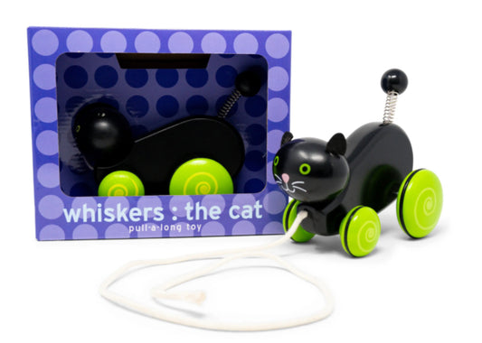 Pull Toy: Whiskers the Cat