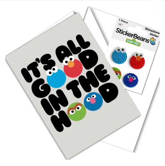 All Good In The Hood Card & Sticker