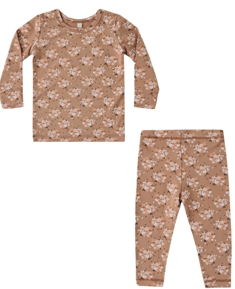 BAMBOO PAJAMA SET FALL FLORAL