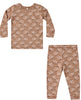 BAMBOO PAJAMA SET FALL FLORAL