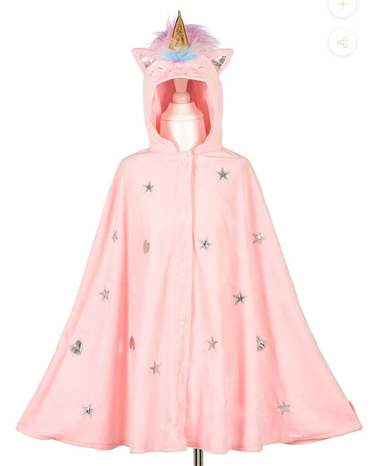 Dress Up -Unicorn cape (sz 4-8 yrs) pink or white