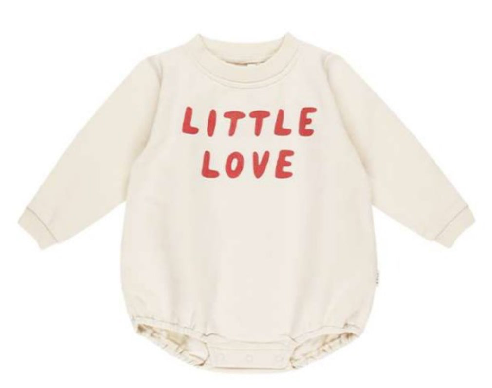 Crewneck Bubble Romper || Little Love