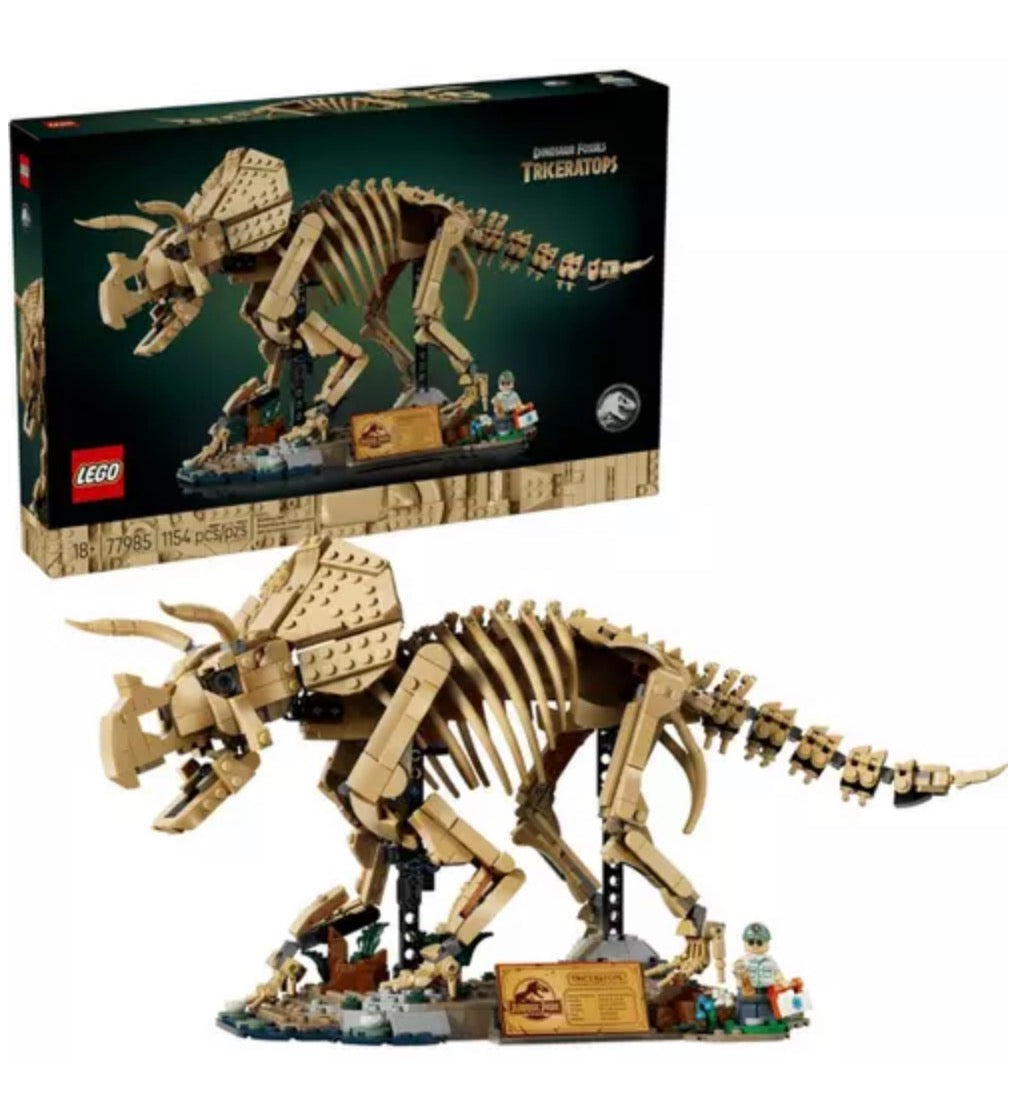LEGO JURASSIC WORLD Dinosaur Fossils: Triceratops