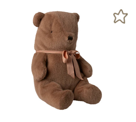 Teddy bear plush, Medium - Soft brown