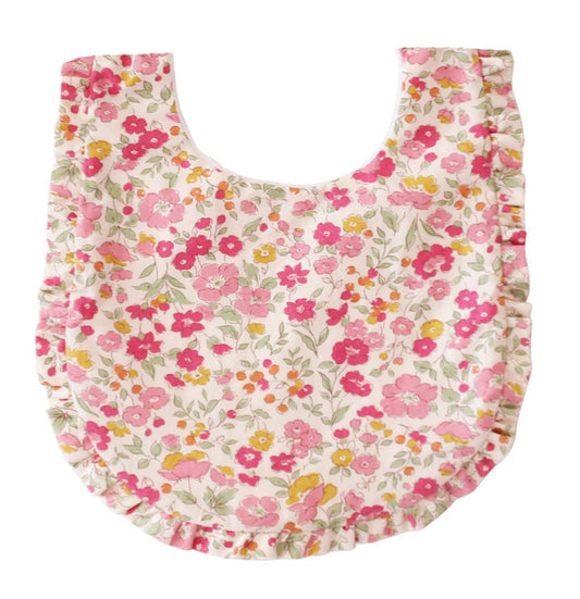Ruffle Edge Bib Rose Garden