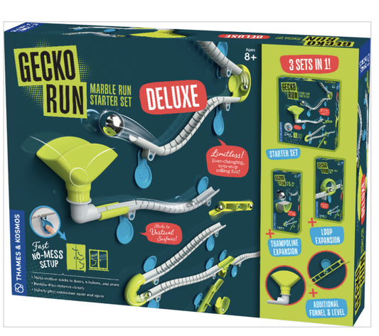 Gecko Run Marble Run Deluxe Starter Set