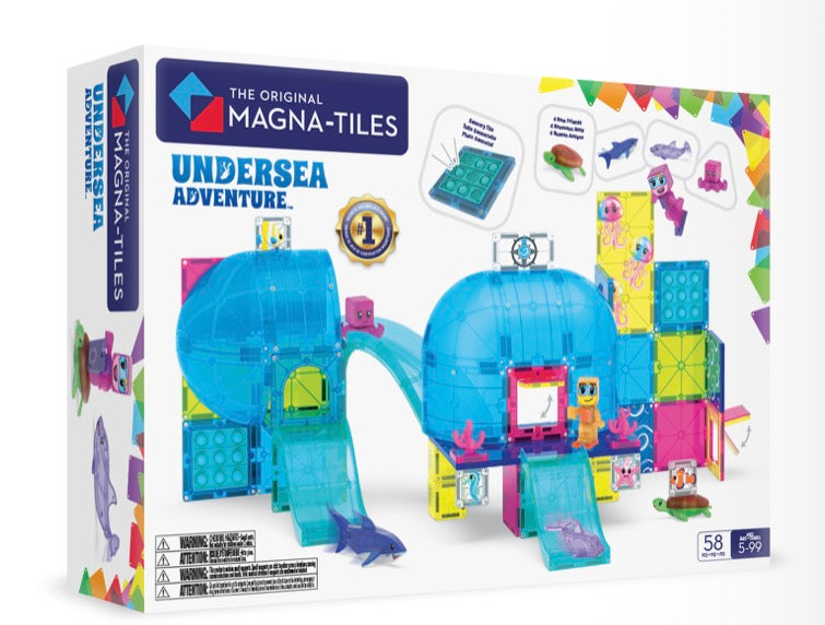 Magna-Tiles Undersea Adventure 58-Piece Set