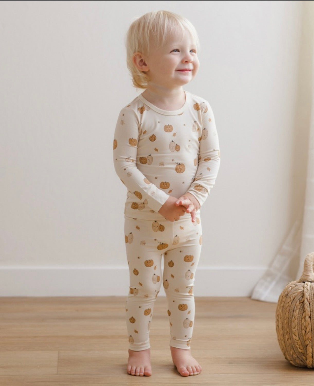 BAMBOO PAJAMA SET HARVEST FRIENDS