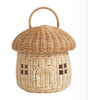 Rattan Mushroom Basket - Natural