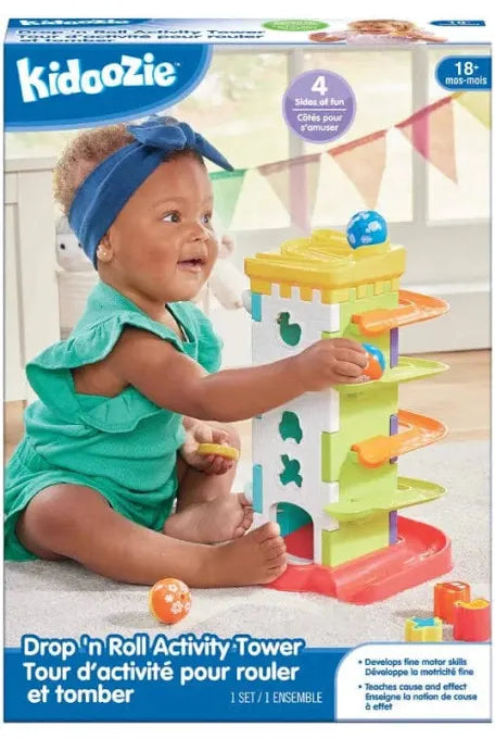 Drop n Roll Activity Tower