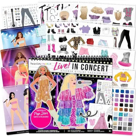 Fashion Angels Live! In Concert: sticker fashion set