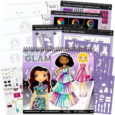 Fashion Angels GLAM! Fashion Design Sketch Set