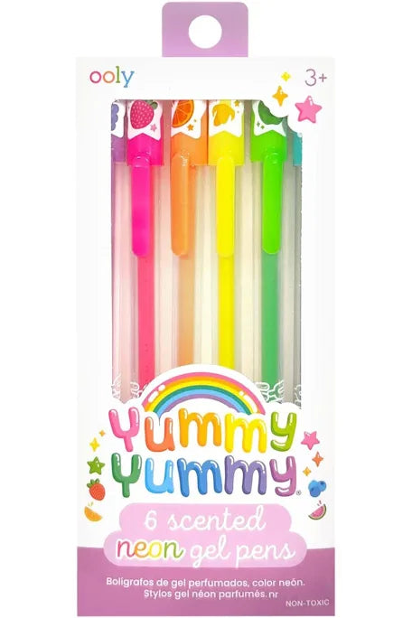 Yummy Yummy 6 Scented Neon Gel Pens