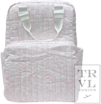 QUILTED ALL YOU NEED BAG - WOODLAND PINK