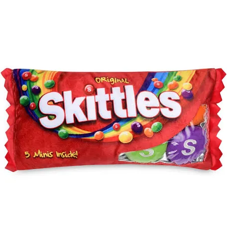 SKITTLES PACKAGING FLEECE PLUSH