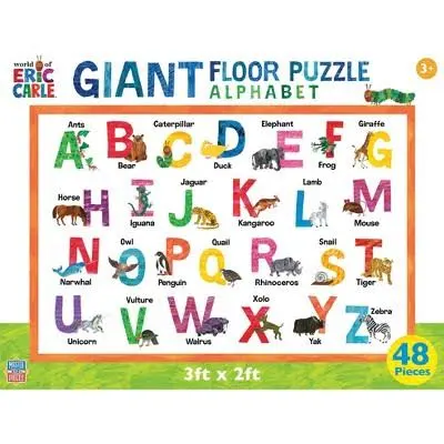 Eric Carle Giant Floor Puzzle Alphabet 48 Pieces