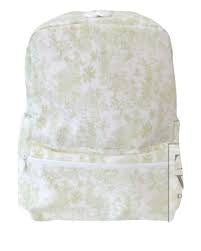 BACKPACKER - BACKPACK Bunny Toile Green