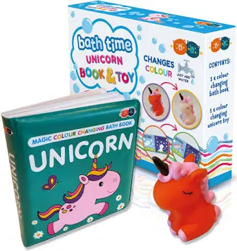 Color Changing Unicorn Bath Time Book & Toy