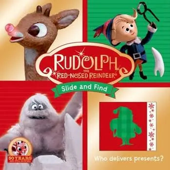 Rudolph the Red-Nose Reindeer Slide & Find book