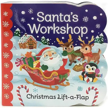 Santa’s Workshop Christmas Lift-a-Flap Book