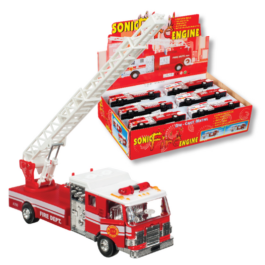 Die Cast Pull Back with lights and sounds - SONIC FIRE TRUCK