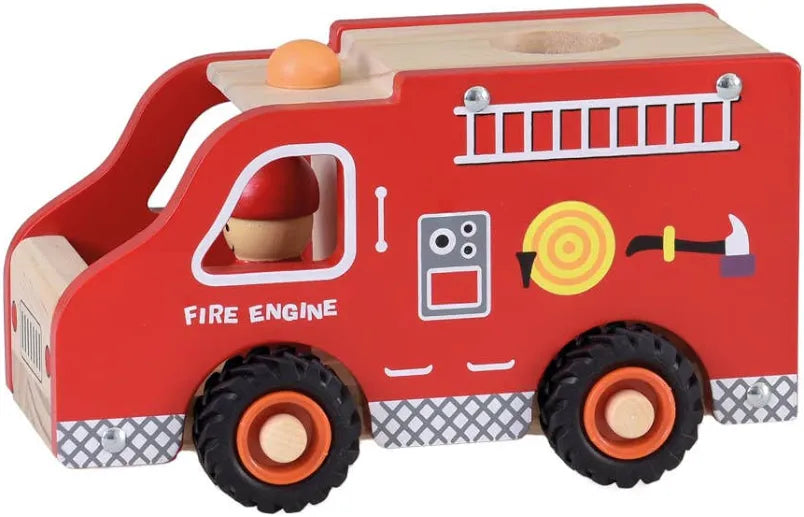 Wooden Toy BIG FIRE ENGINE