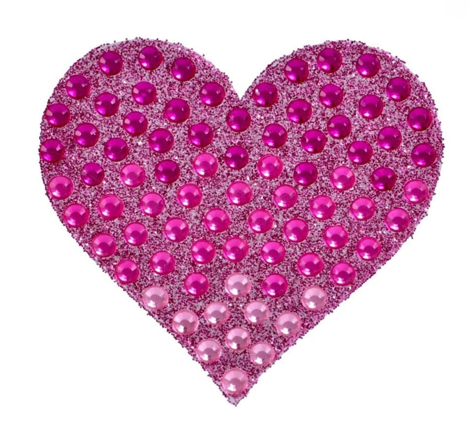 Pink Ombre Heart Stickerbean Sticker