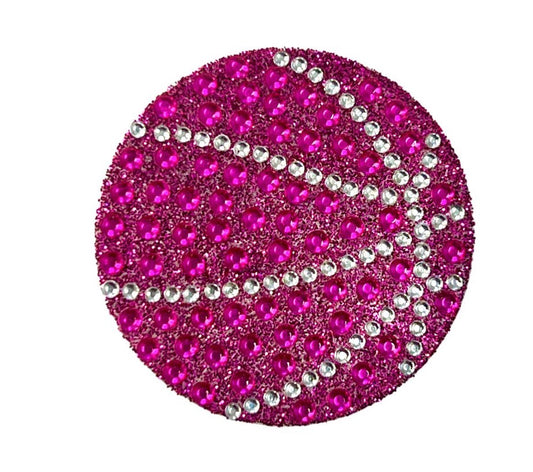 Pink Basketball Stickerbean Sticker