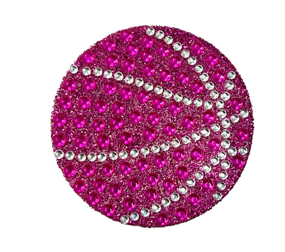 Pink Basketball Stickerbean Sticker