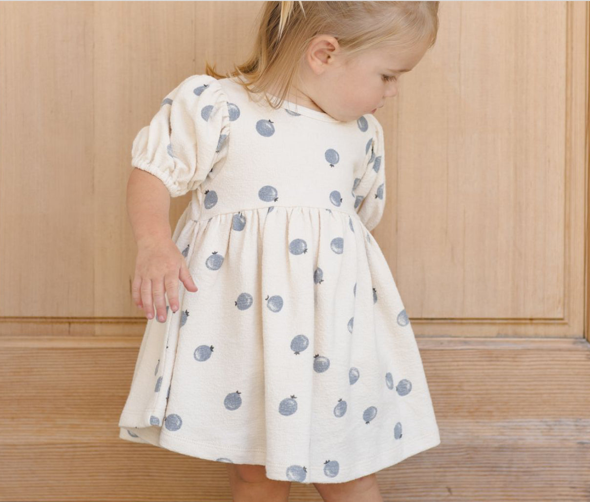 DARLA DRESS BLUEBERRIES