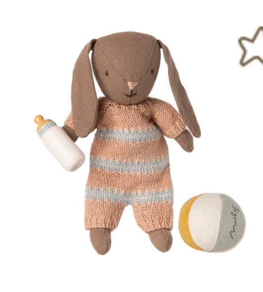 Bunny set, Micro - Brown - Dusty rose