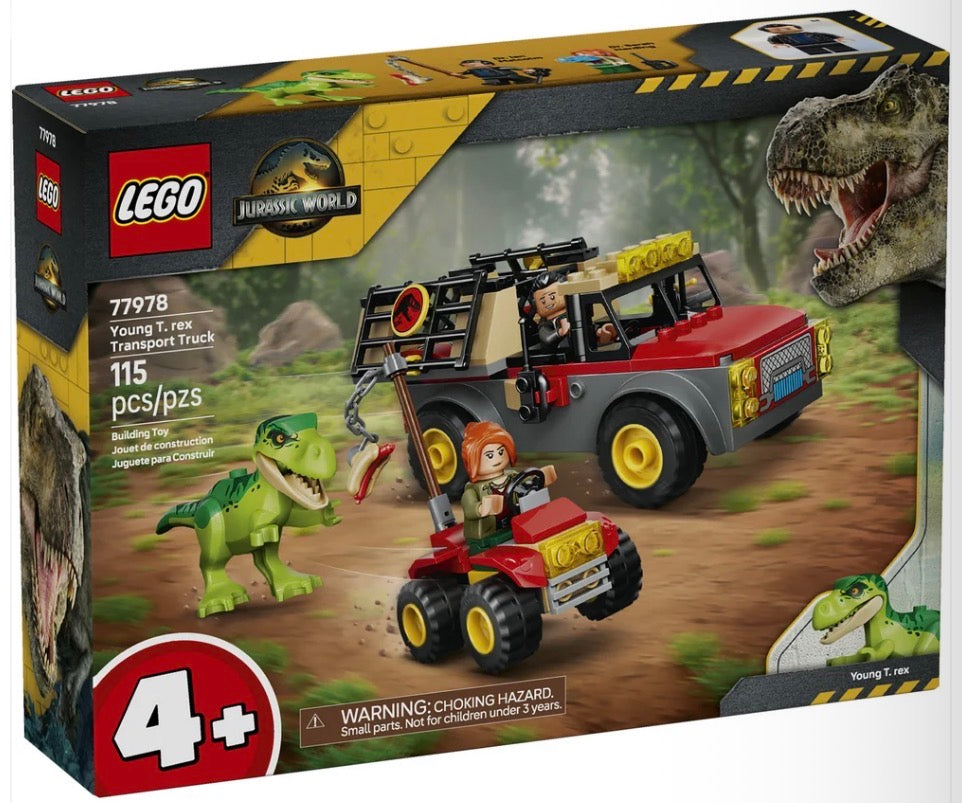 LEGO JURASSIC WORLD Young T. rex Transport Truck