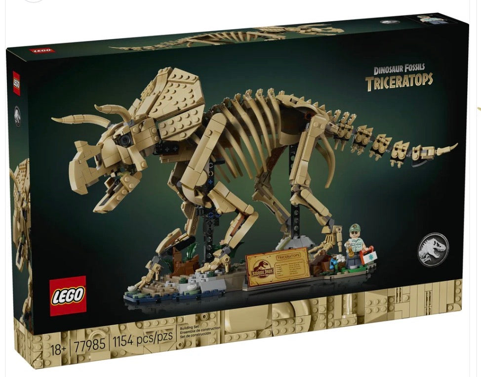 LEGO JURASSIC WORLD Dinosaur Fossils: Triceratops