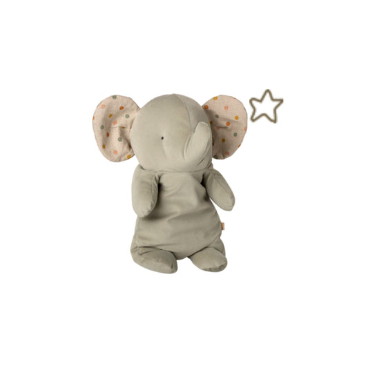 Safari friends, Elephant, Medium- Iron grey