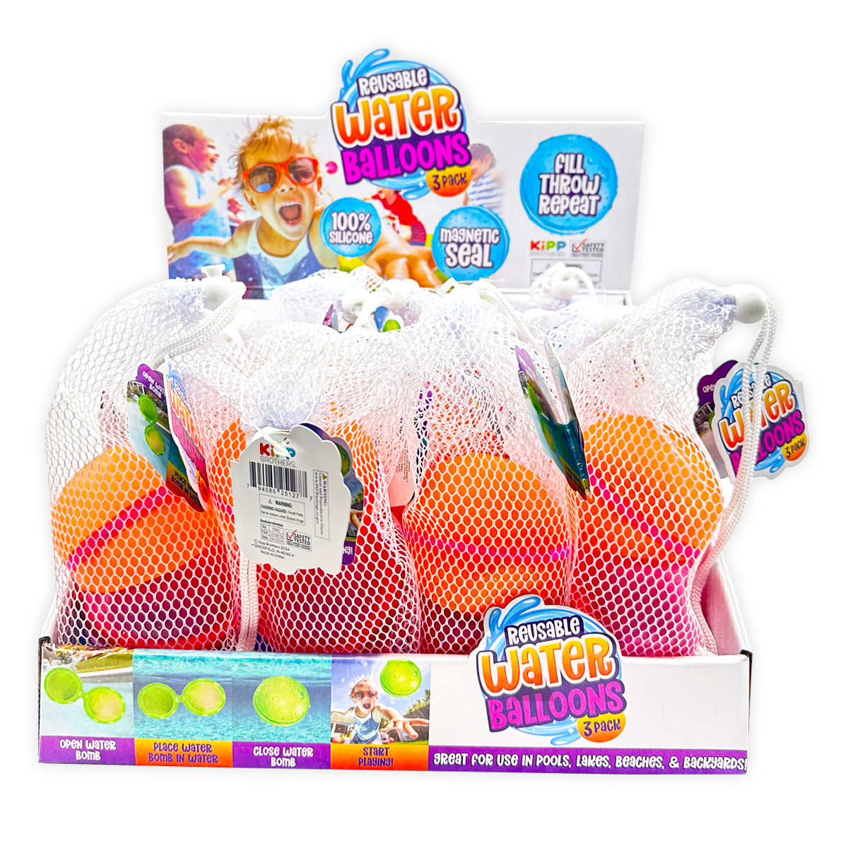 Magnetic Water Balloons 3 Pack