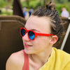 Pink Sunglasses: Baby (Ages 0-2) / Grey Polarized Lens