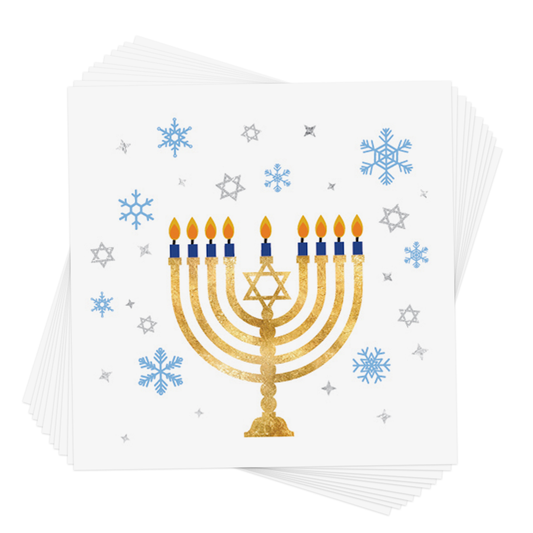 MENORAH | Hanukkah temporary tattoos