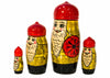 Rare Semenov Viking Nesting Doll 4pc./4.5"