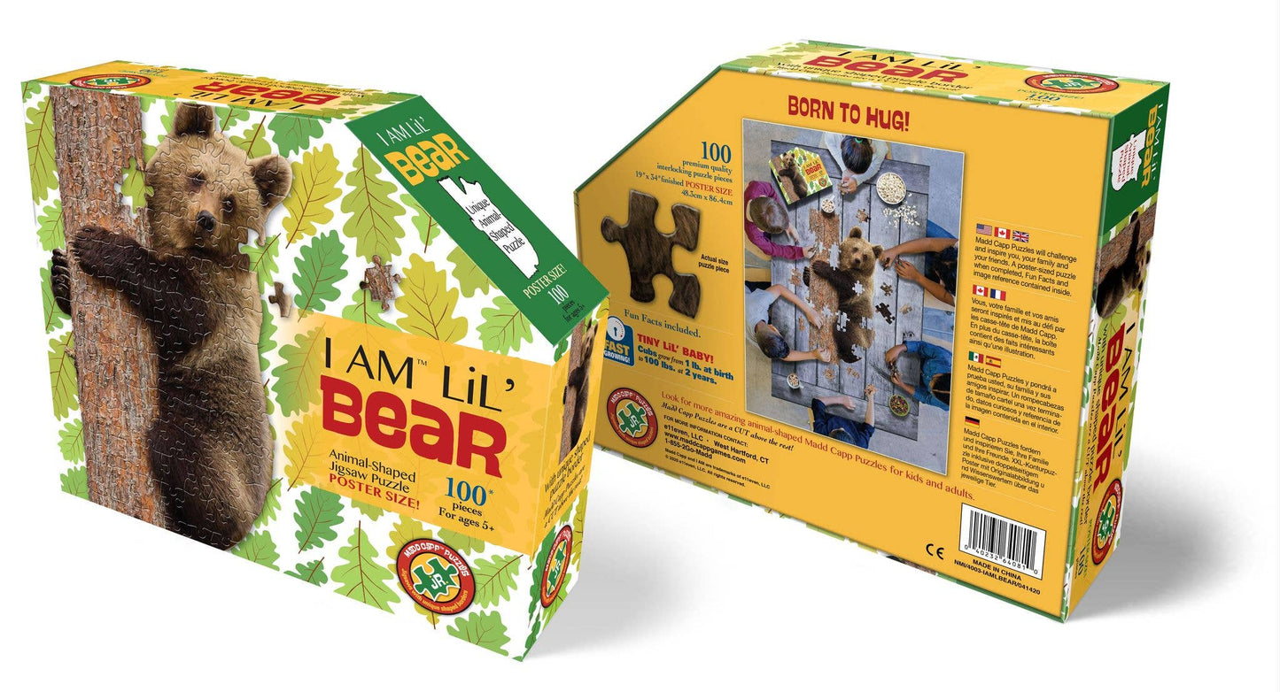 I AM Lil BEAR 100 piece jigsaw puzzle - gift