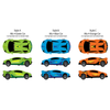 Sideways Drift Racer Friction Car Assortment-