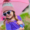 Heart Sunglasses | Lilac: Baby (Ages 0-2) / Grey Polarized Lens