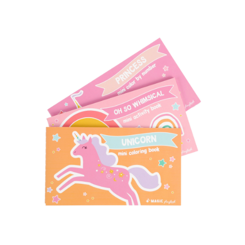 Pink Kids’ Activity Books Set of 3 - Travel & On-the-Go Fun