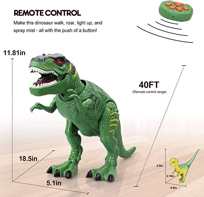 Remote Control Dinosaur Toys: Brown