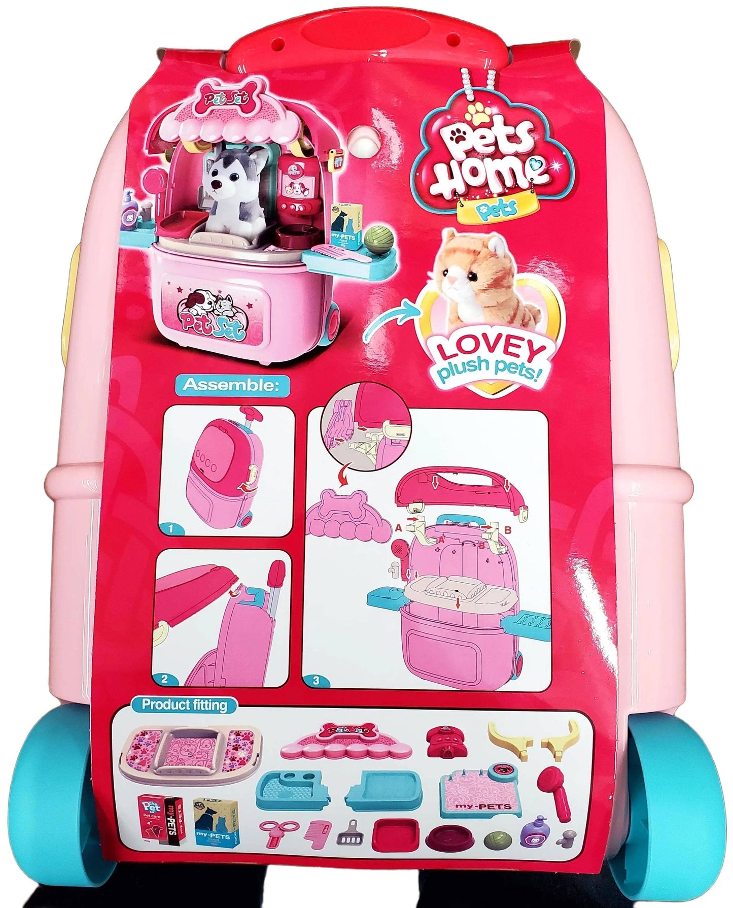 Pet Home Puppy Luggage Playset