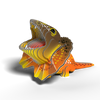 EUGY Frilled Lizard 3D Puzzle